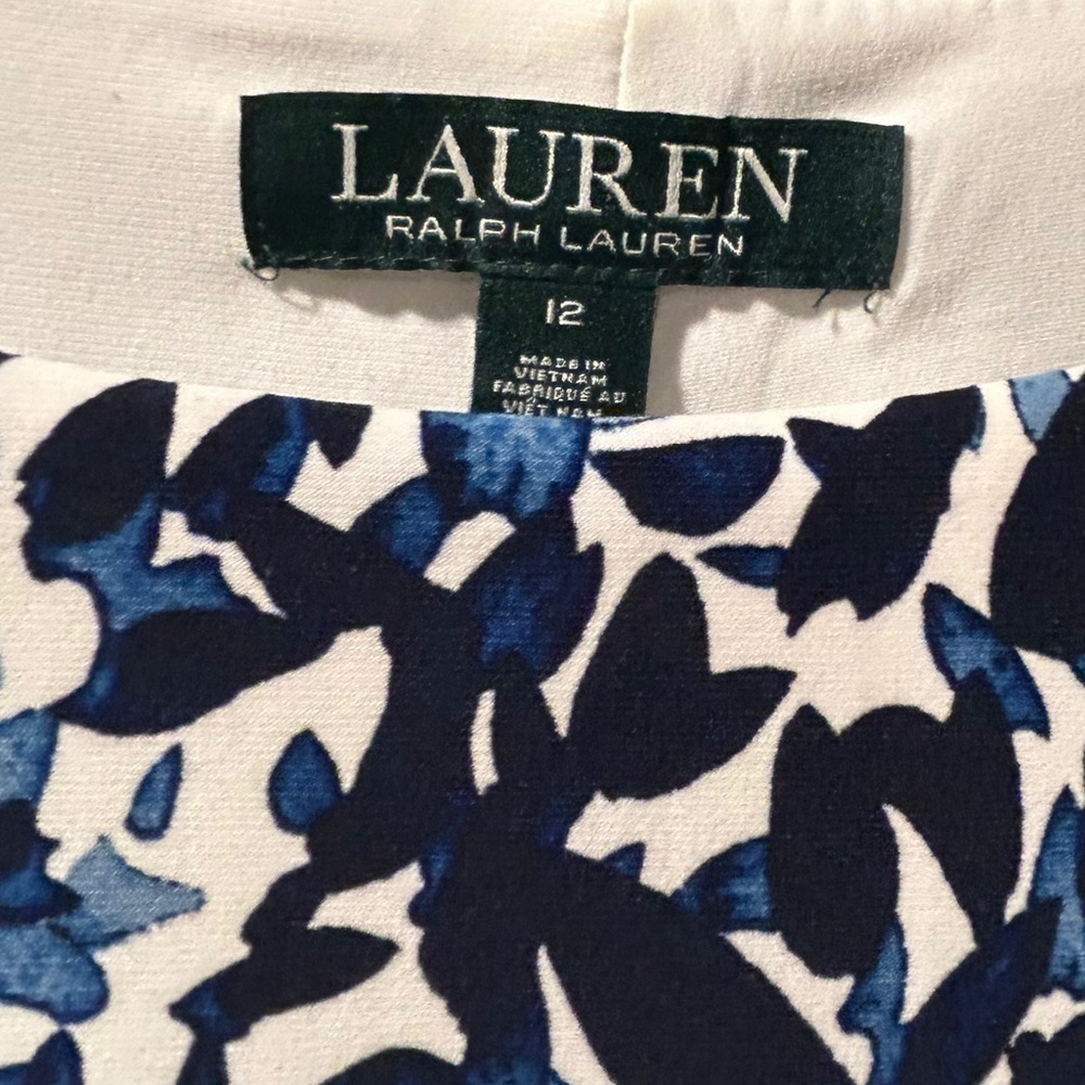 Lauren Women's Ralph Lauren Tucked Printed Jersey Dress - Picture 10 of 10